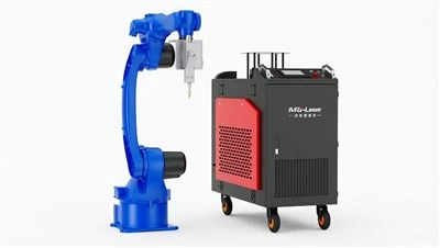 MRJ Robotic 3D Fibre Lazè Soudi machin